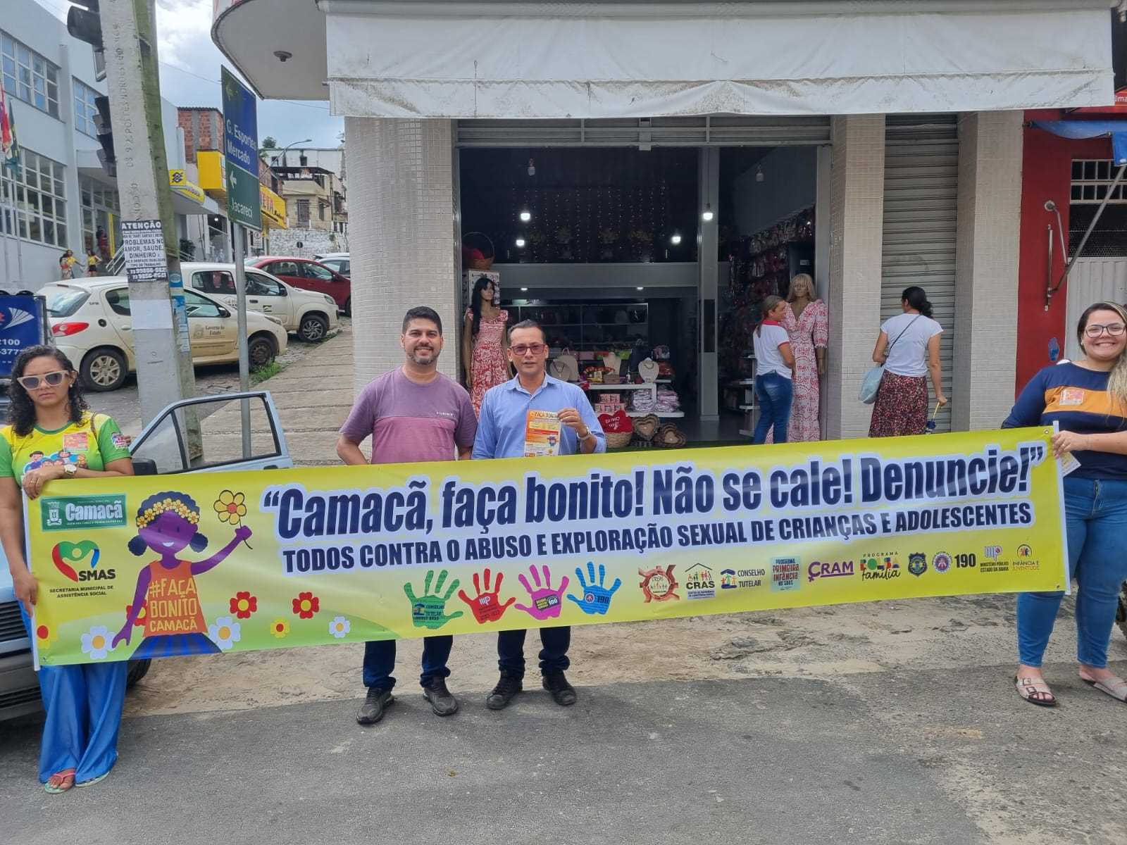 Camacã: Prefeitura realiza Pit Stop pela Campanha de combate ao abuso e exploração sexual de crianças e adolescentes 

